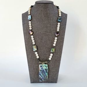Abalone Statement Necklace